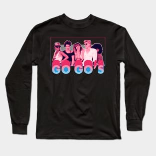 The Go-gos - 80s design Long Sleeve T-Shirt